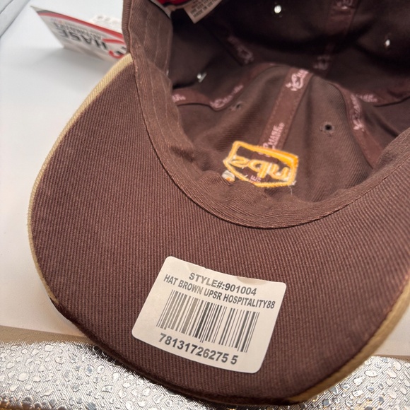 UPS Checkered Logo Dale Jarrett #88 NASCAR Brown/Gold Racing Collectible Hat - Picture 13 of 16